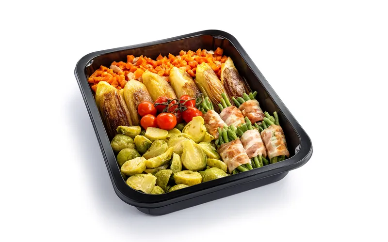 Feestelijke gemengde groenteschotel