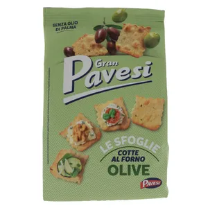 Bladerdeegcrackers olijf (Gran Pavesi)