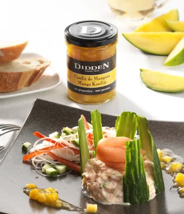 Didden Mangokonfijt met Gember