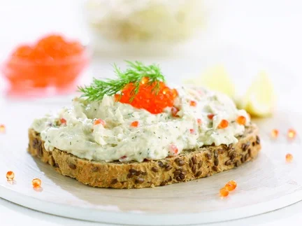 Gerookte forelsalade met champagne (Jebo)