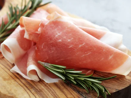 Italiaanse gedroogde ham