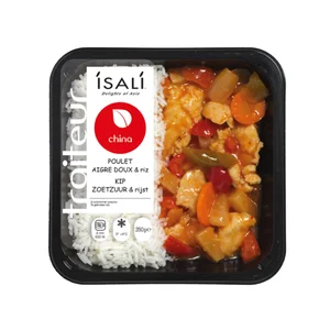 Kip zoetzuur en rijst (Isali)