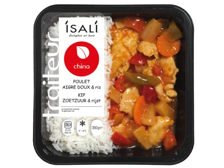 Kip zoetzuur en rijst (Isali)
