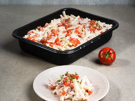 Pasta salade ham-kalkoen (Mealius)