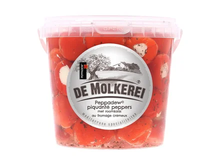 Peppadew met roomkaas